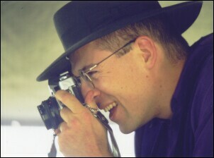 David Lowe at Jessica Lowe's wedding, photo Ian Redpath