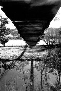 Wooden bridge, photo David Lowe