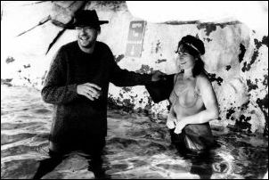 David Lowe directing Mary-Lou Stewart in 'Freestyle', photo Simon Davidson