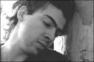David Lowe, before going to AFTRS, with scribbly gum, photo Jane Foggon
