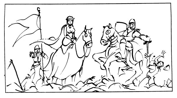 'Song' storyboard image of battlefield, artist Ross Carnsew